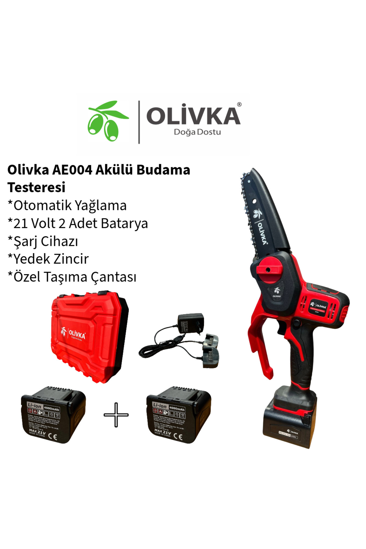 Olivka AE004 Akülü Budama Testeresi