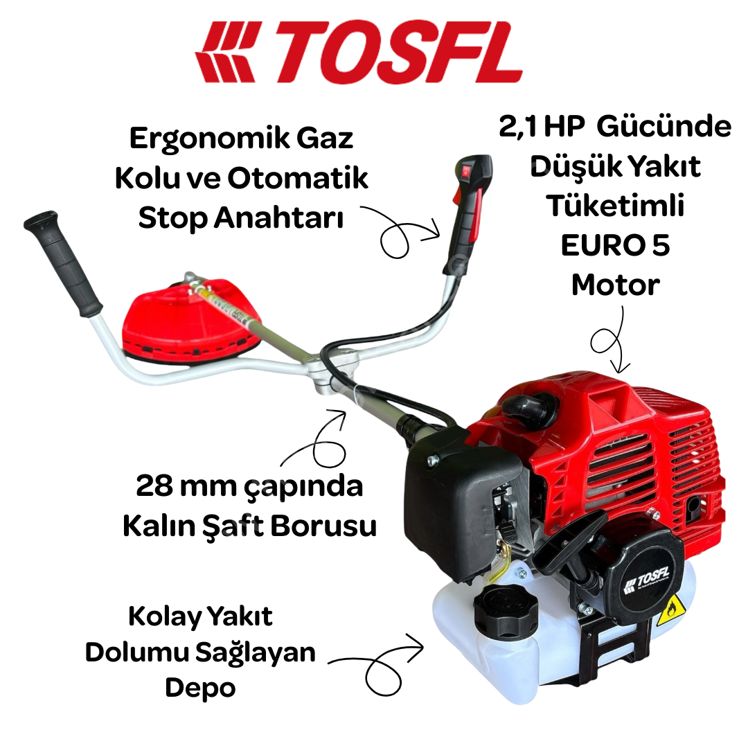 Tosfl TF5201BC01 Benzinli Tırpan
